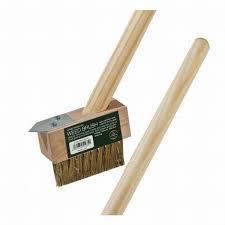 Block paving and patio weed brush